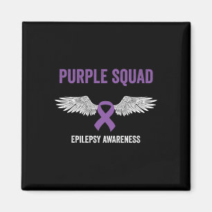 Imán Cinta Morada de Conciencia sobre la Epilepsia - Co