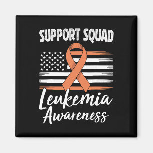 Imán Cinta Naranja de Conciencia de la Leucemia del Equ
