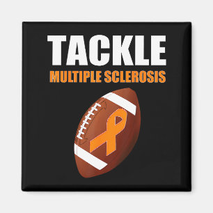 Imán Cinta Naranja Fútbol Conciencia de Esclerosis Múlt