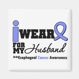 Imán Cinta Periwinkle De Cáncer Esofágico Para Mi Espos