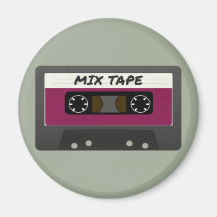 Imán Cinta Purple Mix - Regalo inspirado en retro de lo