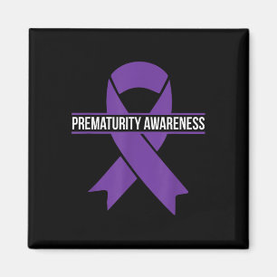 Imán Cinta púrpura Mes de Conciencia de Premadurez