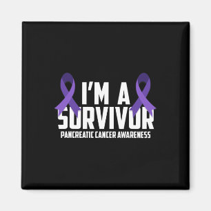 Imán Cinta Púrpura Soy Sobreviviente De Cáncer Pancreát