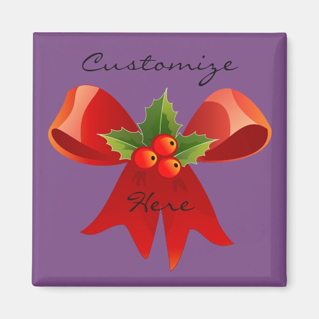 Imán Cinta roja Holly Thunder_Cove (Frente)