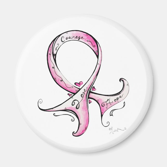 Imán Cinta rosa (Frente)