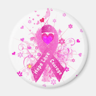 Imán Cinta rosa del cáncer de mama