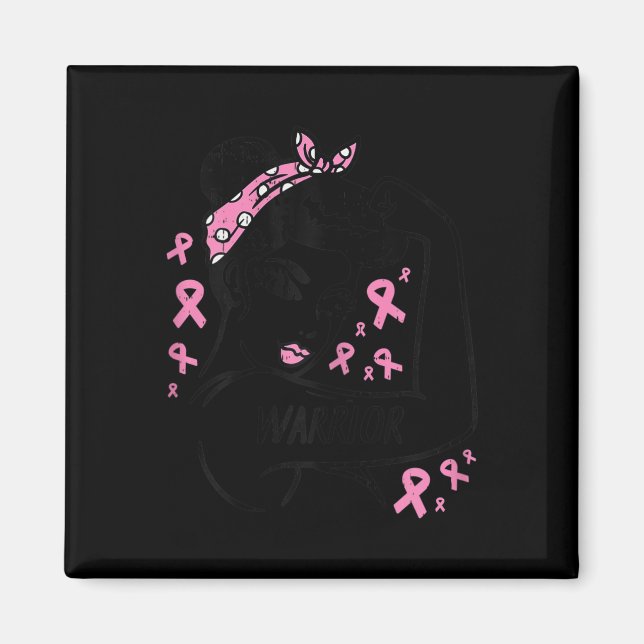 Imán Cinta rosa inquebrantable Concienciación sobre el  (Frente)