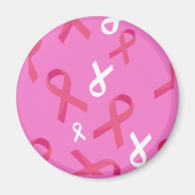 Imán Cinta Rosa Superviviente Conciencia del Cáncer de  (Frente)