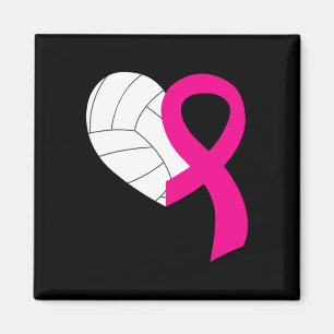 Imán Cinta rosada de voleibol Guay Cáncer de Mama