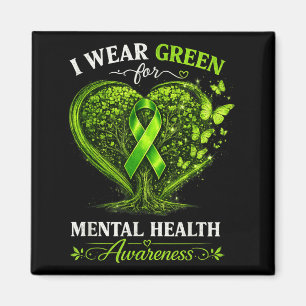 Imán Cinta Verde Salud Mental Salud Mental