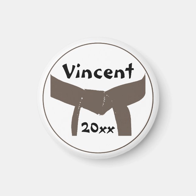 Imán Cinturón marcial de artes marciales (Frente)