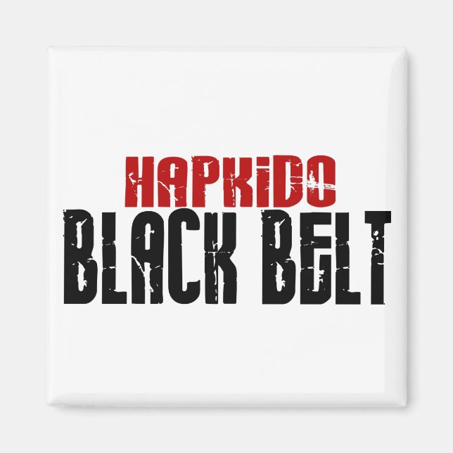 Imán Cinturón negro de Hapkido (Frente)