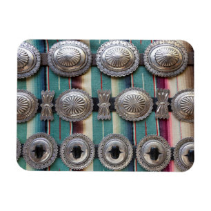 Imán Cinturones de plata a la venta, Santa Fe, Nuevo Mé