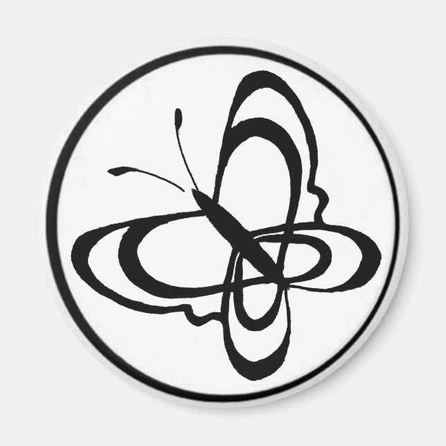 Imán circ. mariposa 1 (Frente)