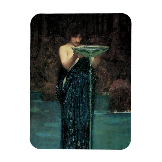 Imán Circe Invidiosa por John William Waterhouse (Vertical)