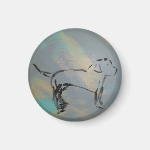 Imán Circle Dog Magnet