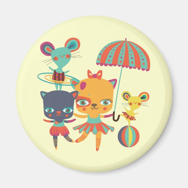 Imán Circo Cuties (Frente)