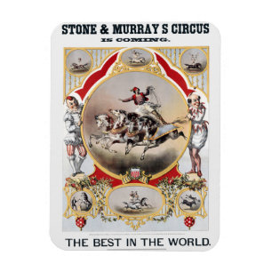 Imán Circo de Stone y Murray, Circa 1870.