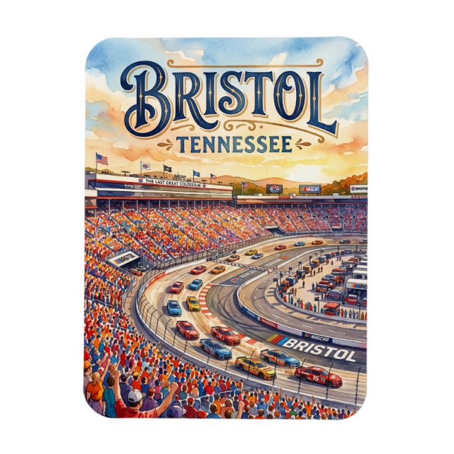 Imán Circuito Bristol Motor Speedway EE. UU. (Vertical)