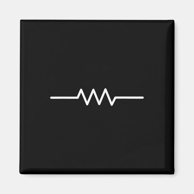 Imán Circuito de Ingeniería divertida con símbolo de re (Frente)