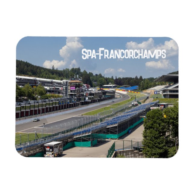 Imán Circuito de Spa-Francorchamps, Bélgica (Horizontal)