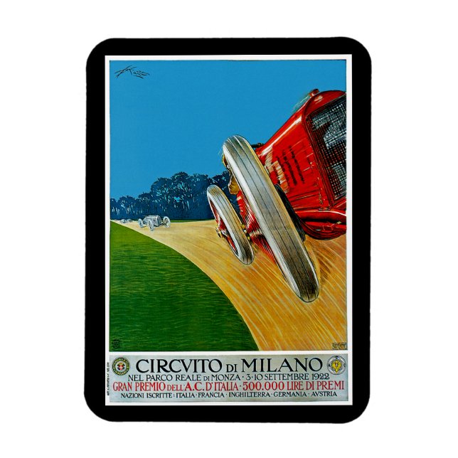 Imán Circuito Di Milano (Vertical)