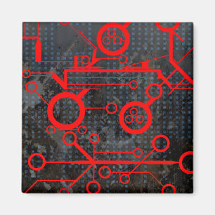 Imán Circuito rojo