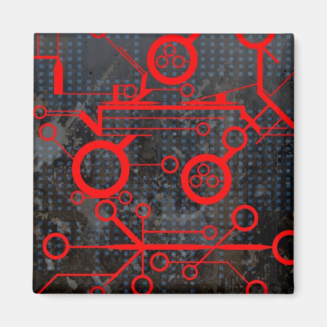 Imán Circuito rojo (Frente)