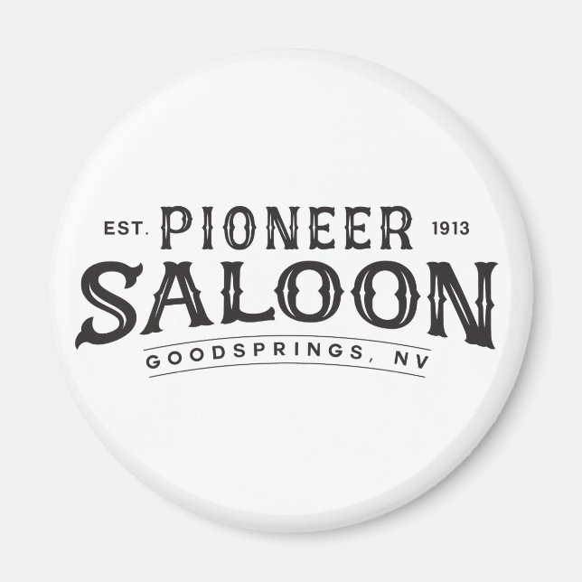 Imán circular de Saloon (Frente)