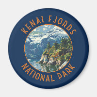 Círculo alterado del parque nacional de fiordos de