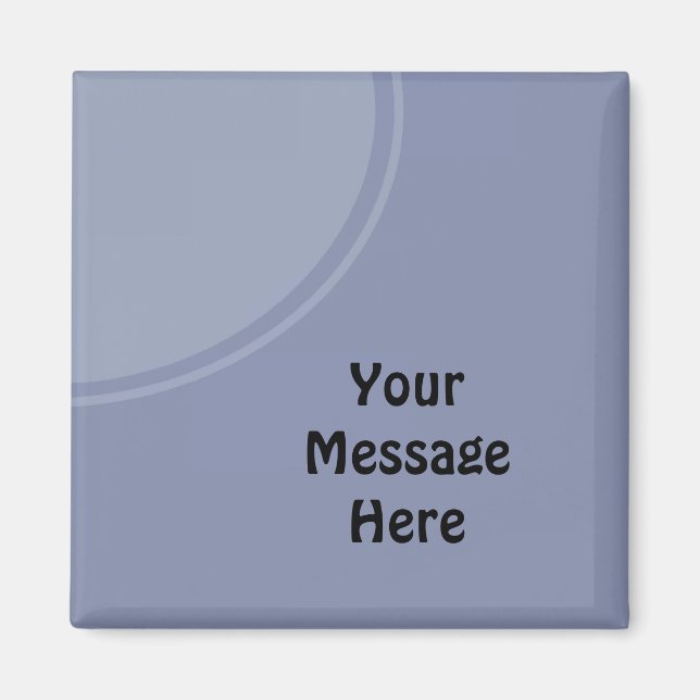 Imán Círculo azul claro (Frente)