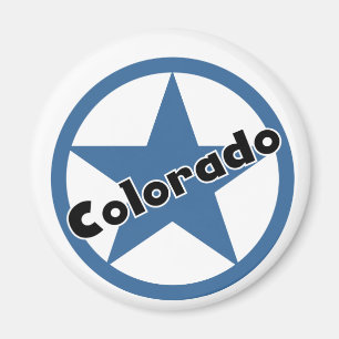 Imán Círculo Colorado