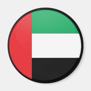 Imán Círculo de Bandera de Calidad de Uae