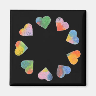 Imán Círculo de corazones