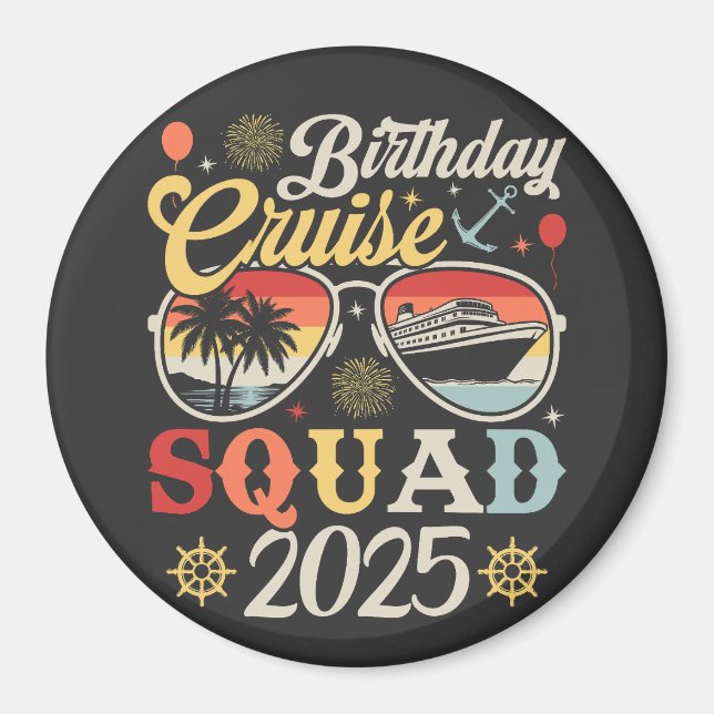 Imán Círculo de correspondencia familiar de la brigada  (Frente)