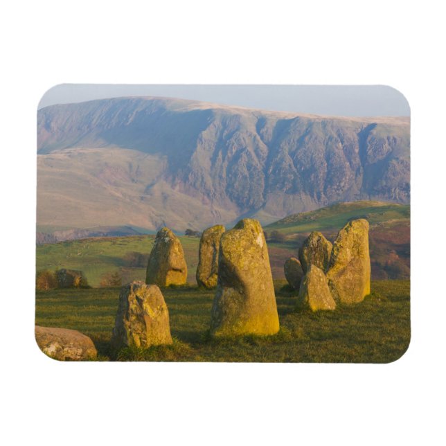 Imán Círculo de piedras de Castlerigg, Distrito de los  (Horizontal)