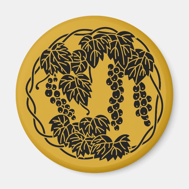 Imán Círculo de uvas (Frente)