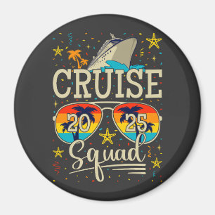 Imán Círculo de vacaciones de crucero Squad 2025