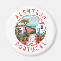 Círculo en peligro retro de Alentejo Portugal