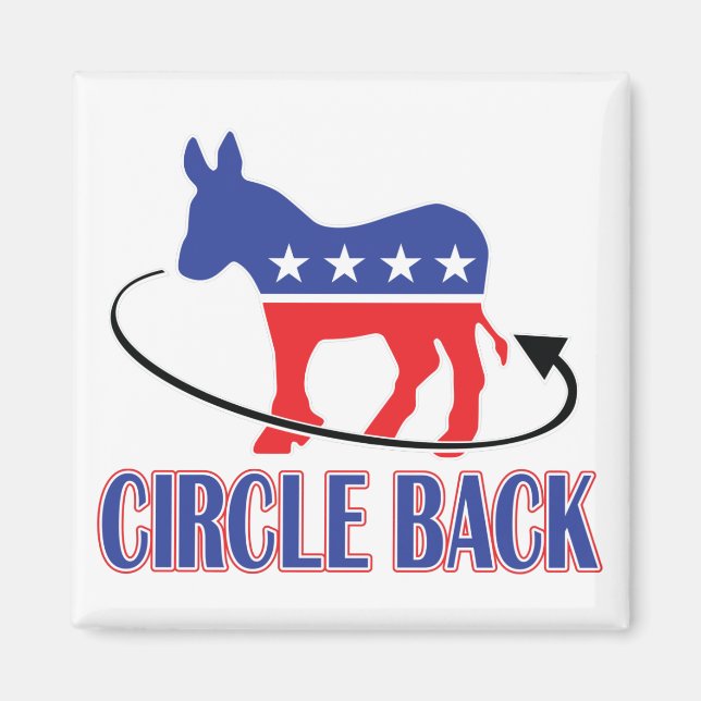 Imán Círculo hacia atrás (Frente)