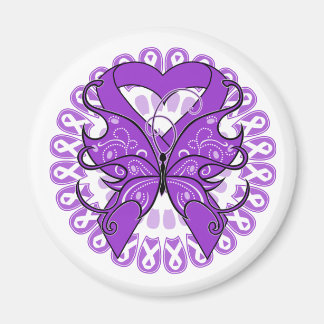 Imán Círculo lupus mariposa de cintas