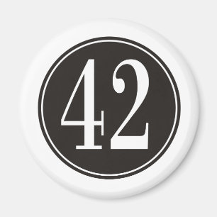 Imán Círculo negro #42
