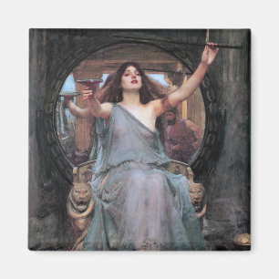 Imán Círculo ofreciendo la copa a Odysseus, Waterhouse
