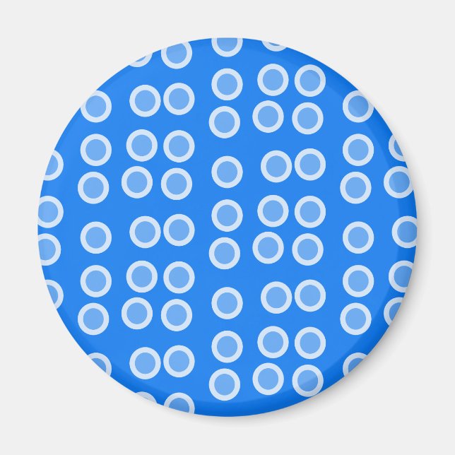 Imán Círculos azules (Frente)