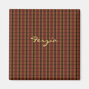 Imán Círculos cálidos retro