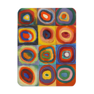 Imán Círculos Concéntricos de las plazas de Kandinsky