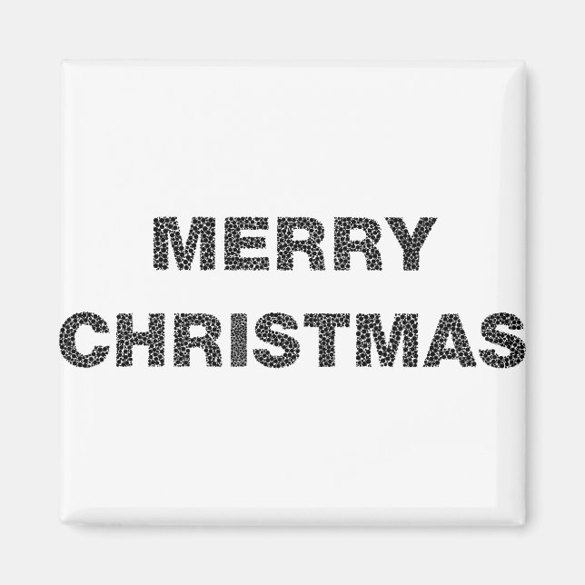 Imán Círculos navideños 4 (Frente)