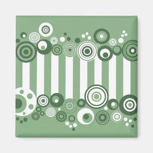 Imán Círculos retro