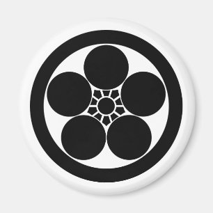 Imán Ciruelo estilo Umebachi en círculo