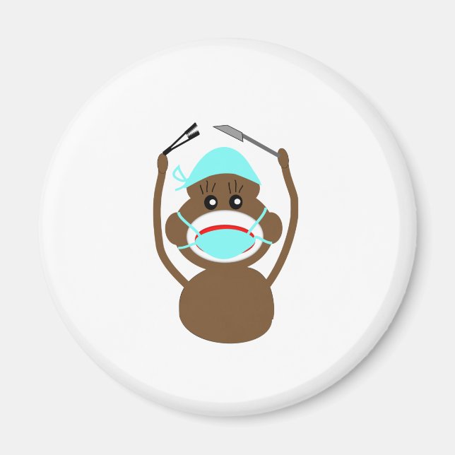 Imán Cirugía general de Sock Money—Adorable (Frente)